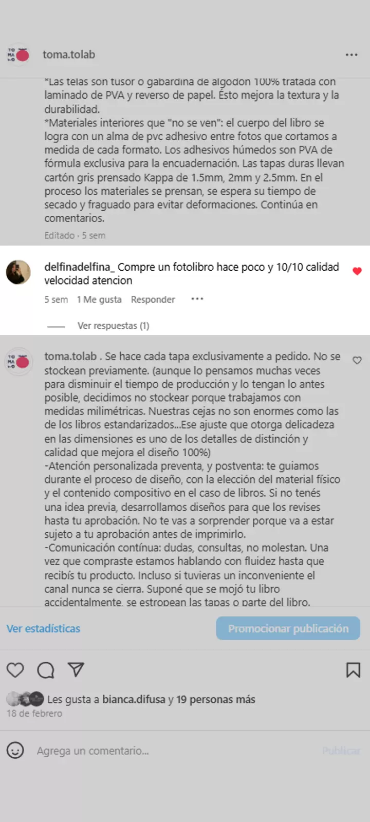 reseñas de clientes de tomatolab que compraron fotolibros