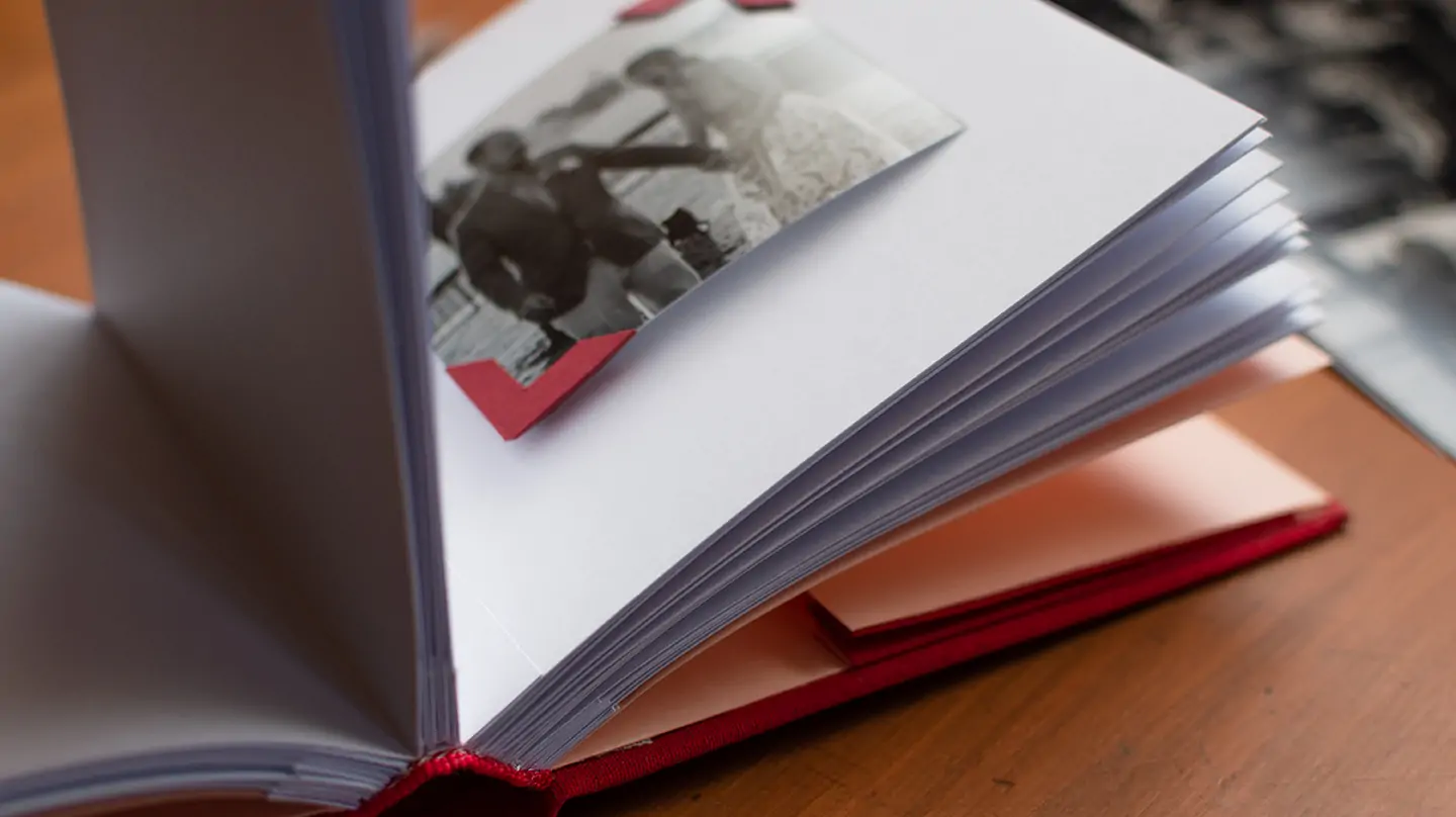 album para scrapbook con fotos