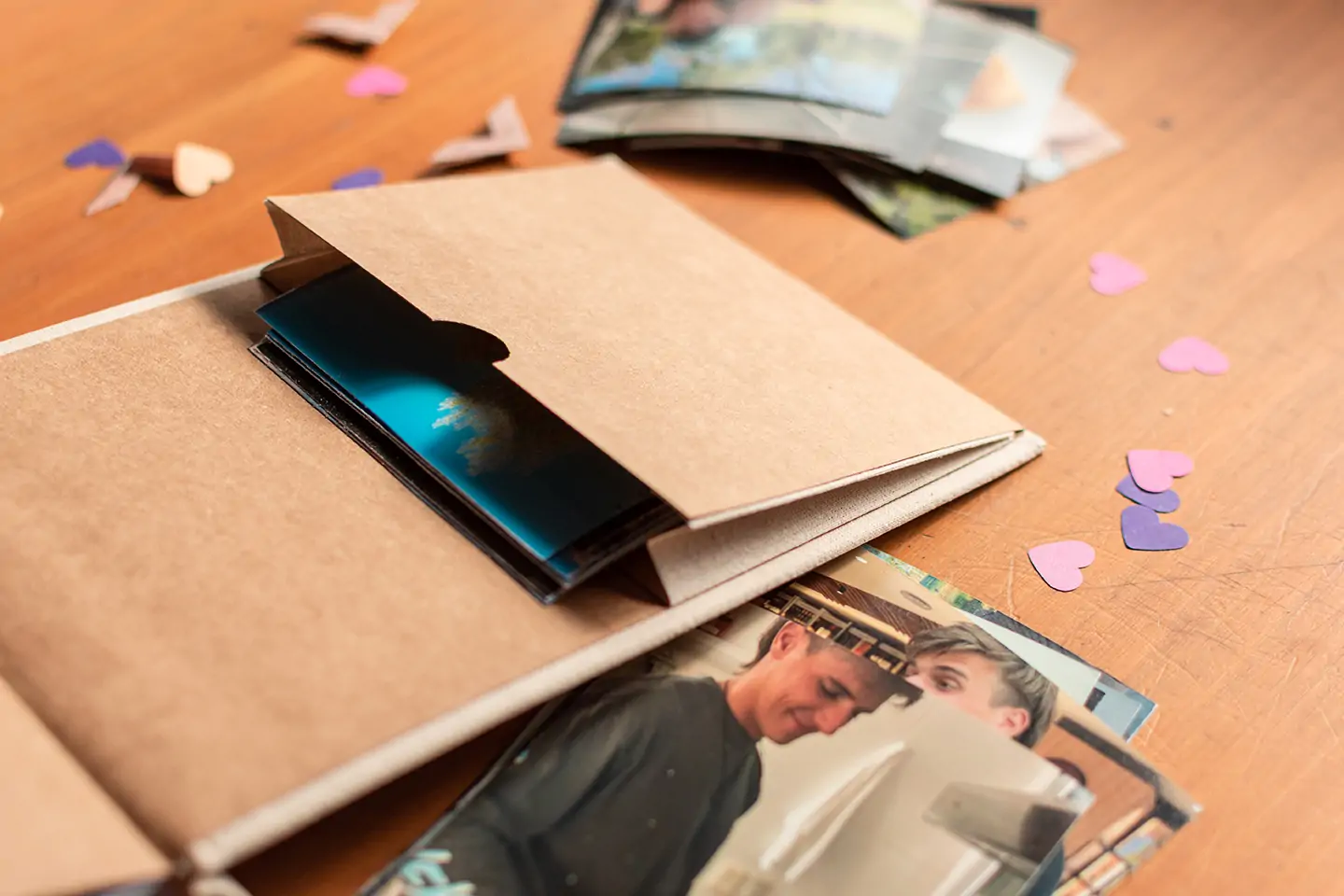 álbum diy para pegar fotos y scrapbook