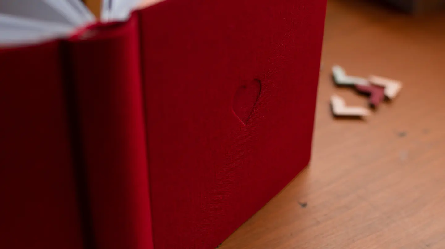 album para scrapbook con fotos