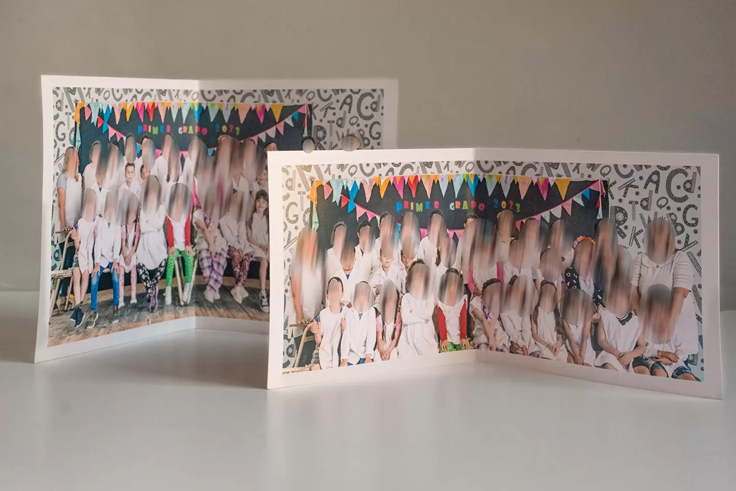 carpeta escolar fotográfica, impresa en minilab, proceso químico, precios para fotógrafos