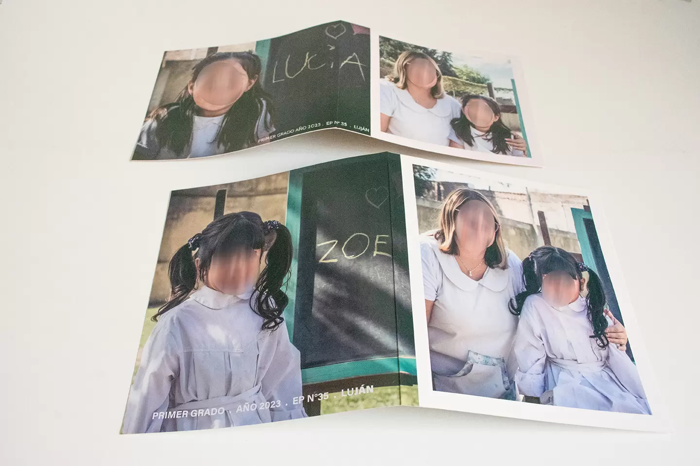 carpeta escolar fotográfica, impresa en minilab, proceso químico, precios para fotógrafos
