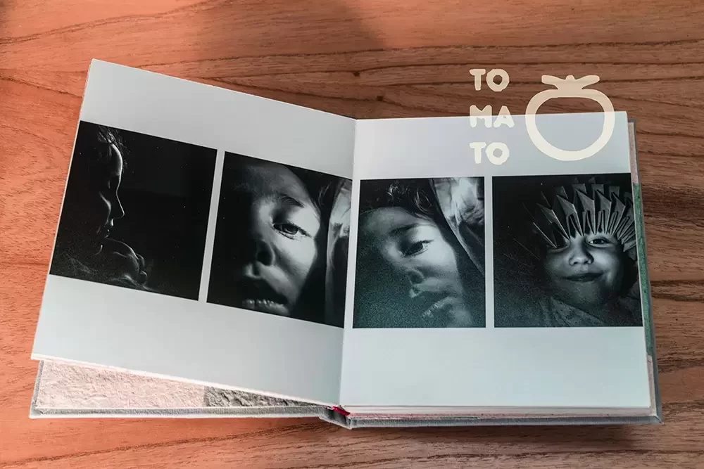 Fotolibro, detalle de composición y cantidad de fotos por página
